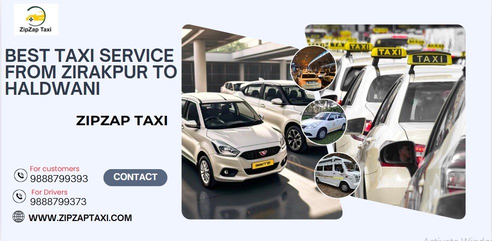 One Way Cab from Zirakpur to Haldwani – ZipZap Taxi Start 4550