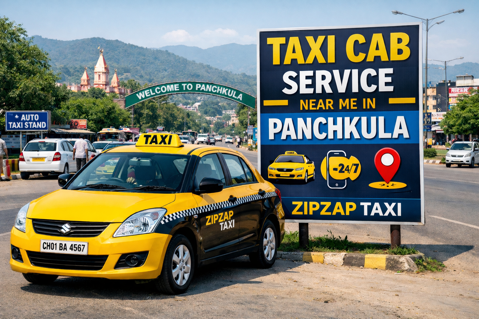 Best Taxi Service in Panchkula | 24/7 Local & Outstation Cab Service Near Me