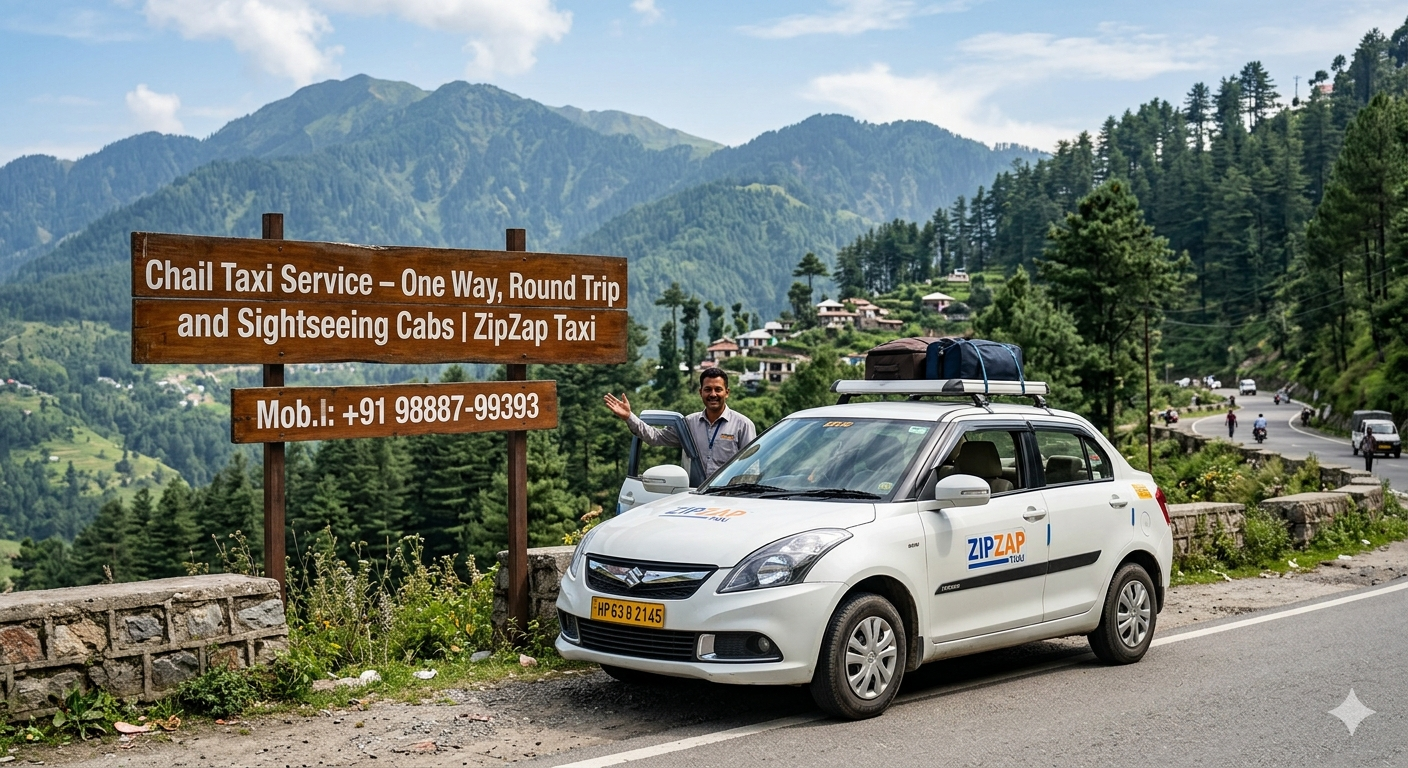 Chail Taxi Service – One Way, Round Trip and Sightseeing Cabs | ZipZap Taxi