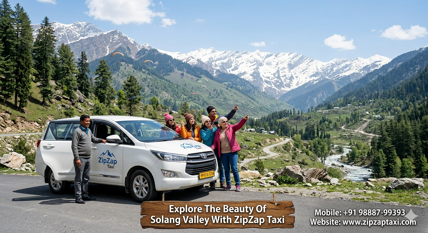 Explore the Beauty of Solang Valley with ZipZap Taxi
