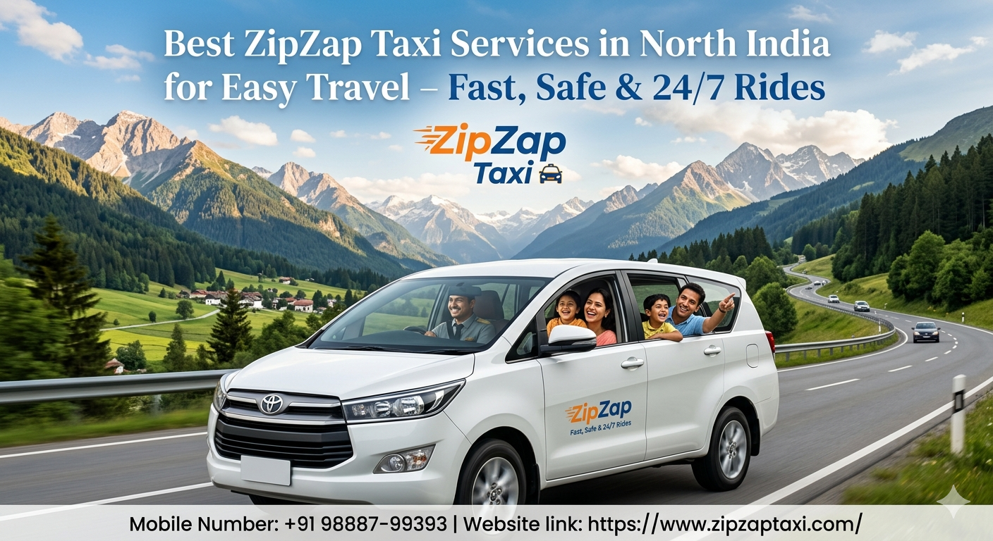 Best ZipZap Taxi Services in North India for Easy Travel – Fast, Safe & 24/7 Rides