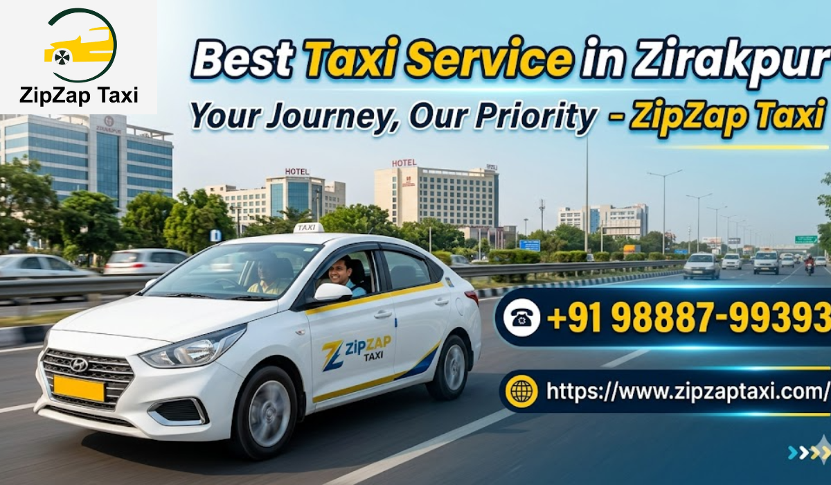 Best Taxi Service in Zirakpur Your Journey, Our Priority - ZipZap Taxi