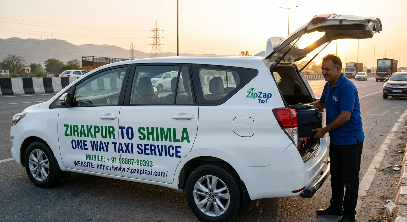 Zirakpur to Shimla One Way Taxi @₹2100 | ZipZap Taxi Service