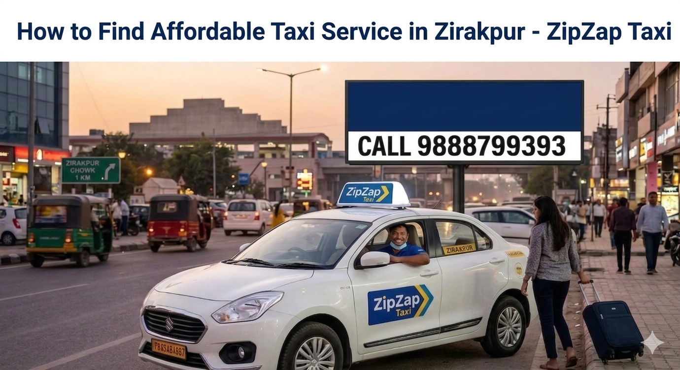 How to Find Affordable Taxi Service in Zirakpur -  ZipZap Taxi